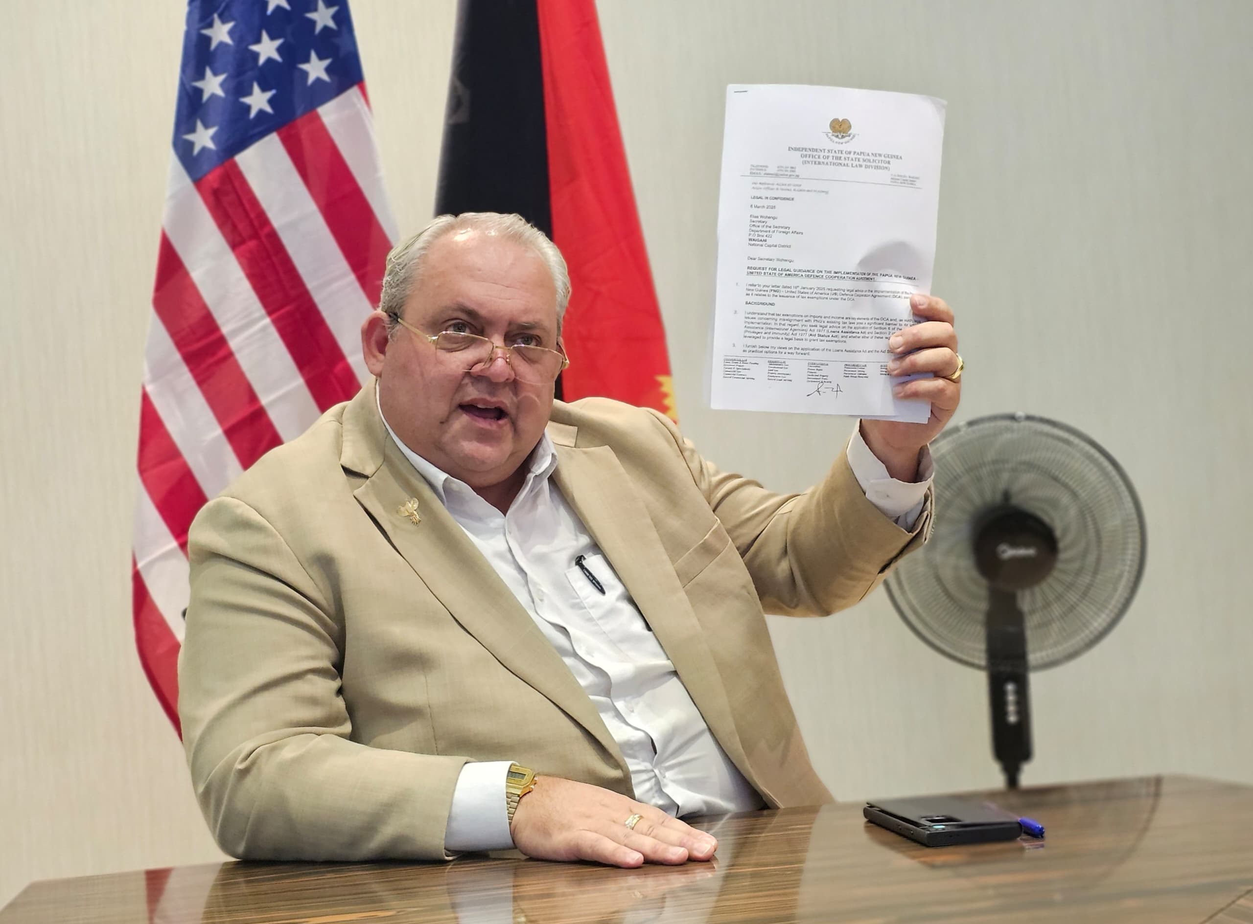 Foreign Minister Tkatchenko Holds zoom Meeting with Admiral Paparo.